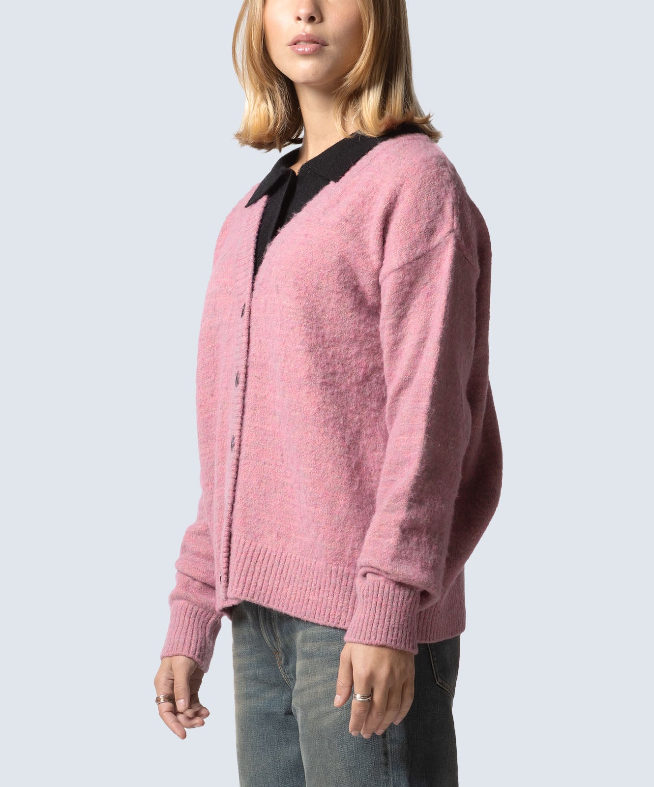 AMISH Cardigan ALPACA MELANGE