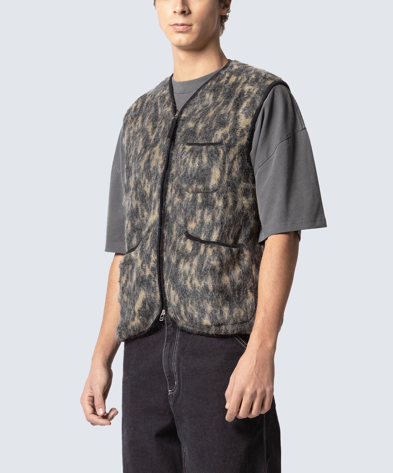 UNIVERSAL WORKS Gilet ZIP GILET DOLCE FLEECE