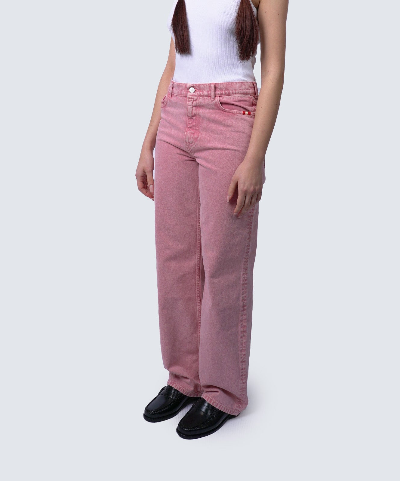 AMISH JEANS JENNY WOMAN BULL MARMO STONE
