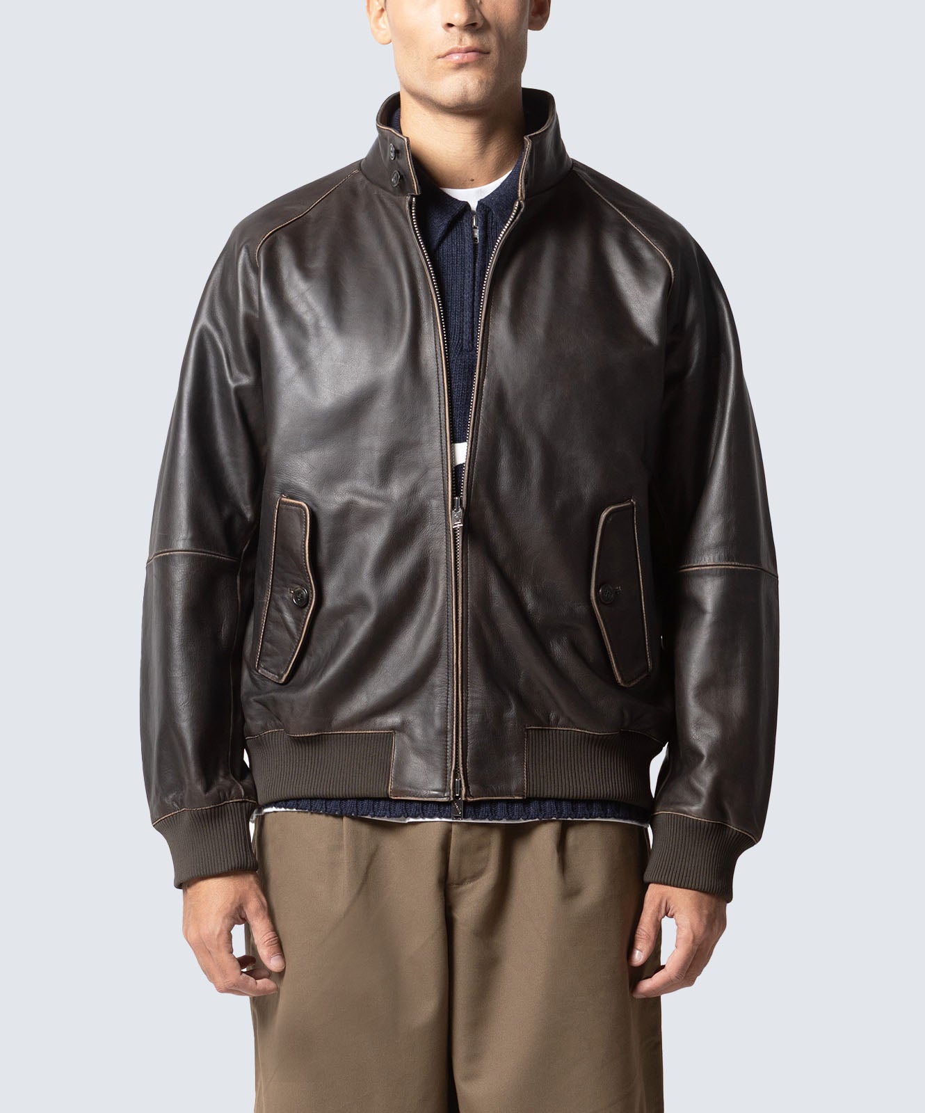 BARACUTA Capispalla G9 LEATHER