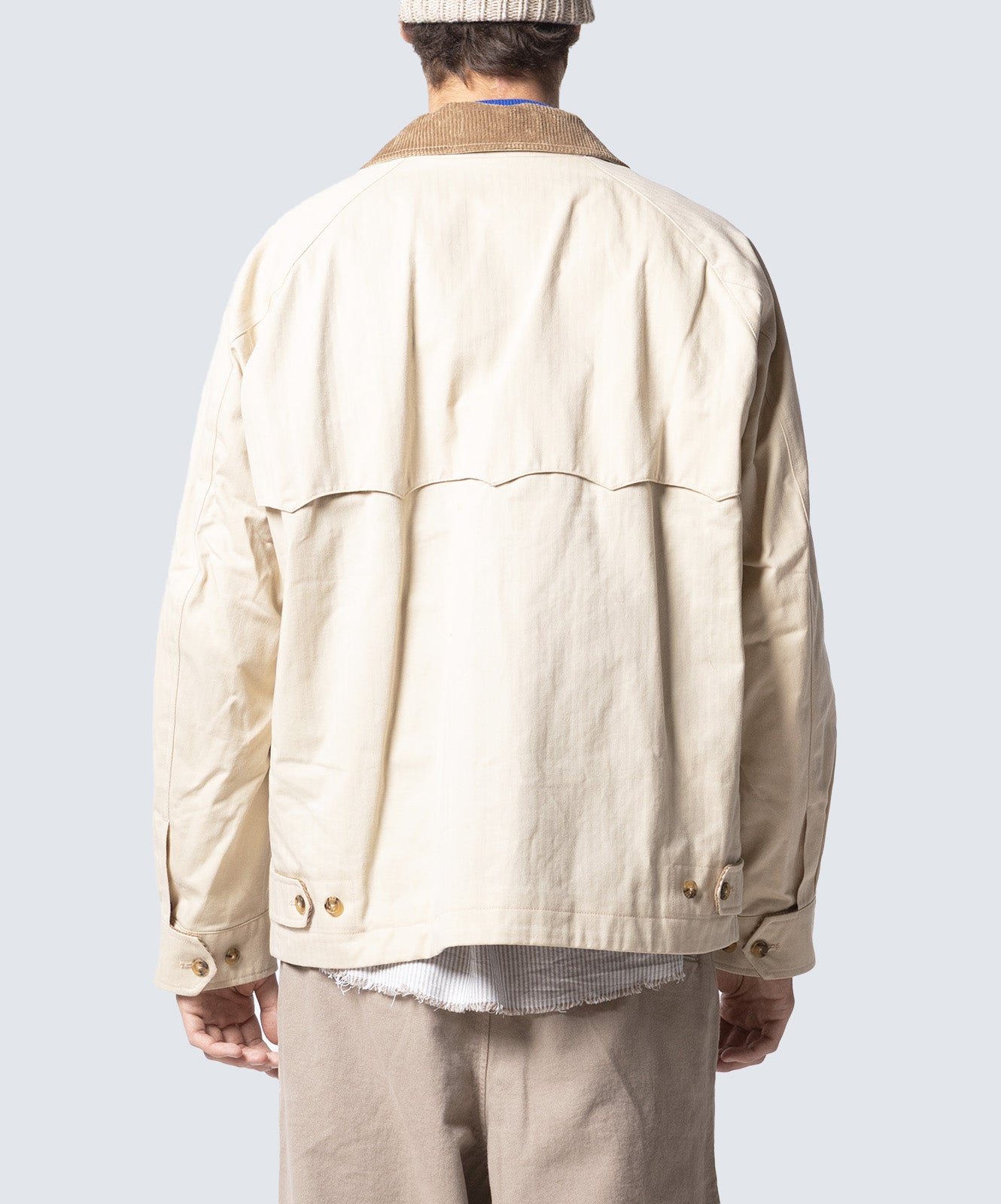 BARACUTA Capispalla DECK JACKET DRY WAX