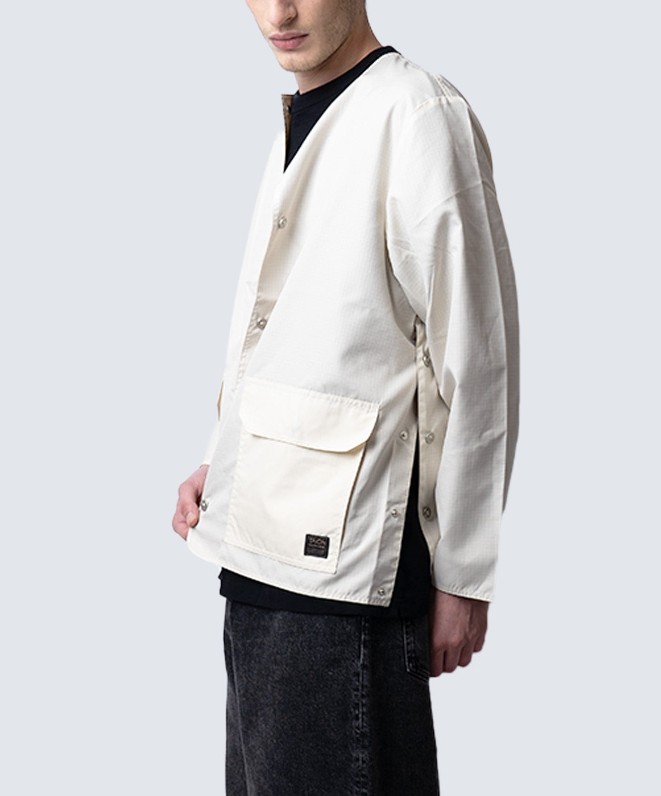 TAION Capispalla CREW NECK CARDIGAN