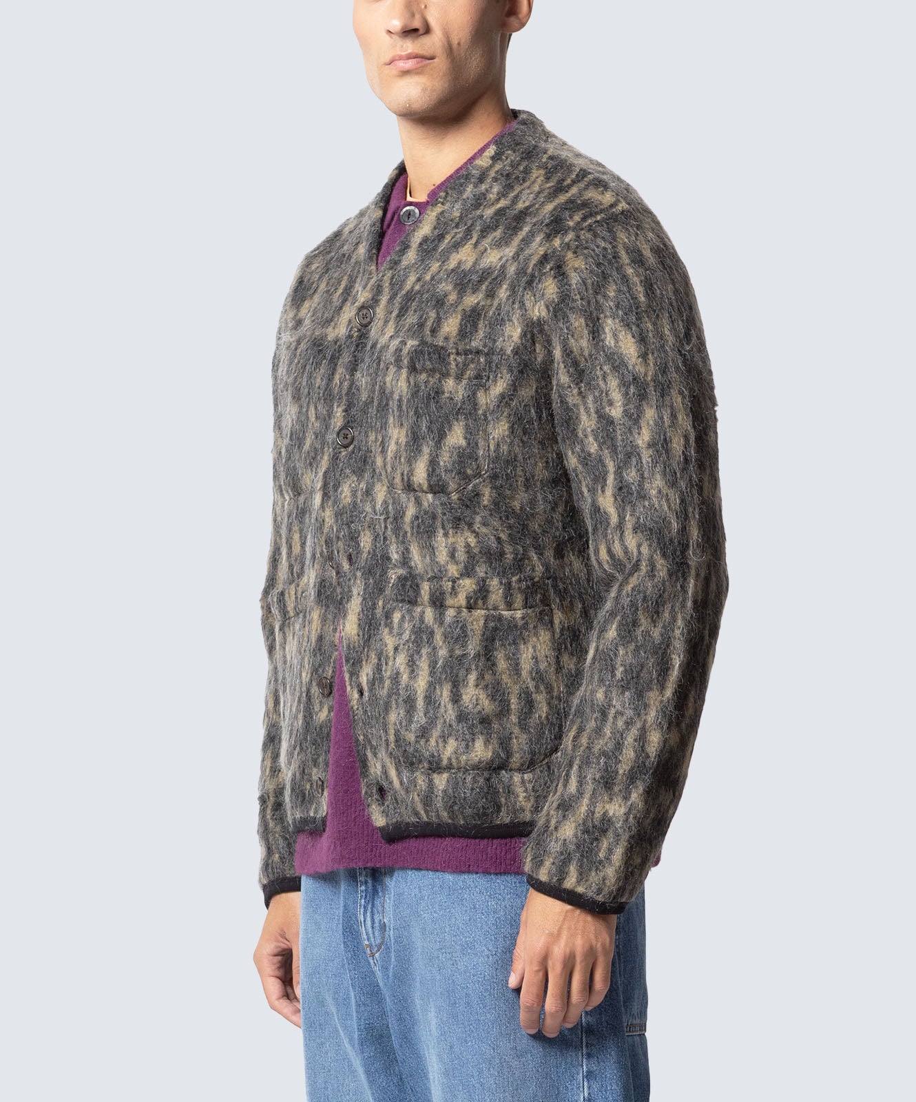 UNIVERSAL WORKS Cardigan CARDIGAN DOLCE FLEECE