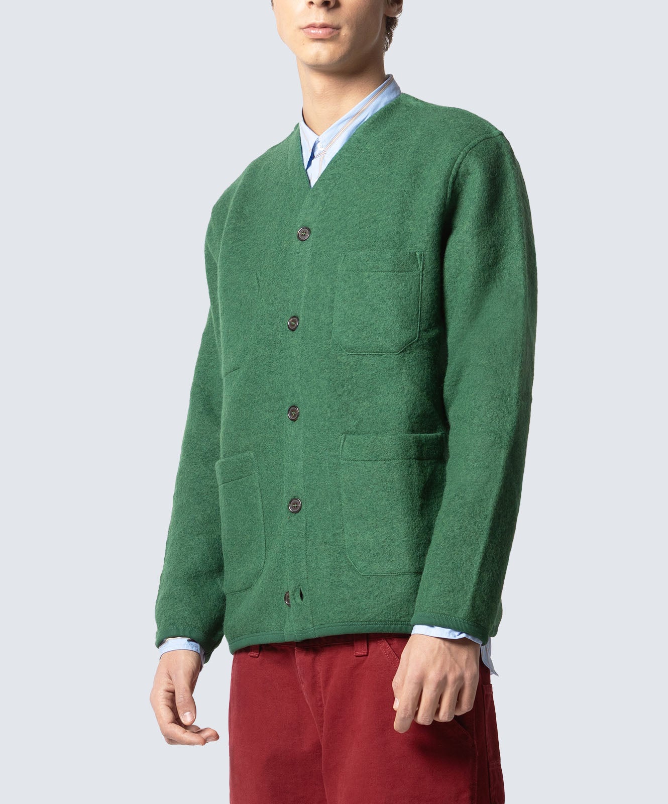 UNIVERSAL WORKS Cardigan WOOL FLEECE