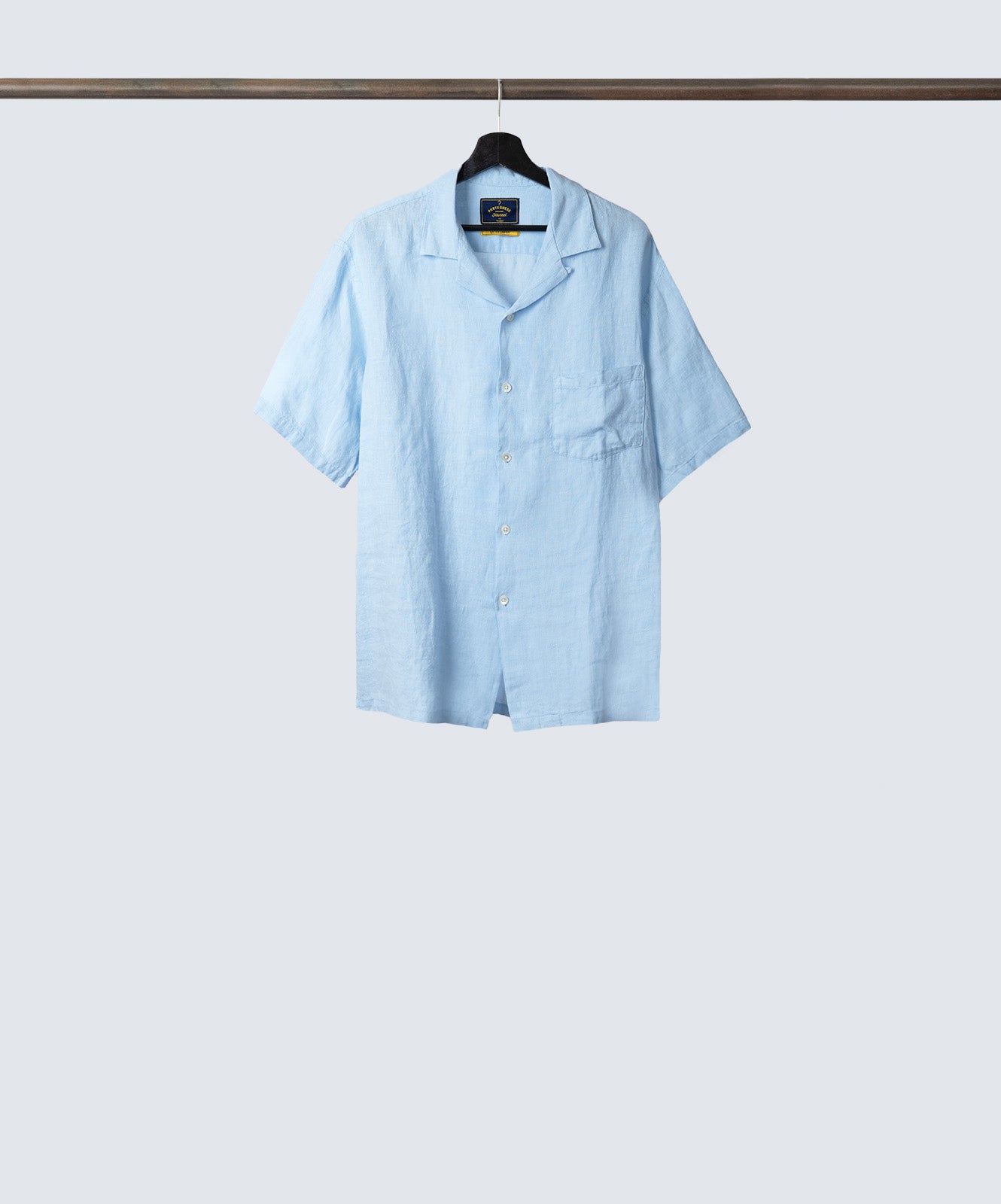 PORTUGUESE FLANNEL  linen camp collar
