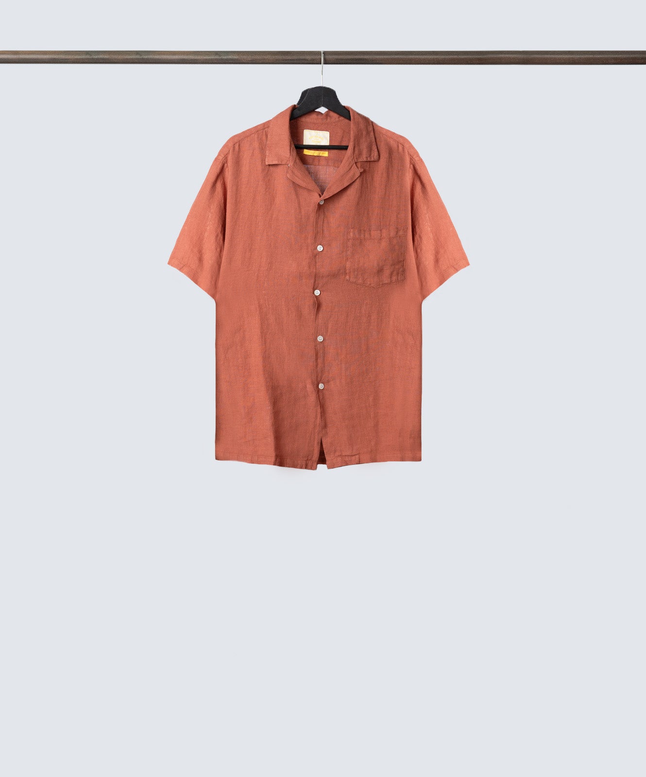 PORTUGUESE FLANNEL  linen camp collar
