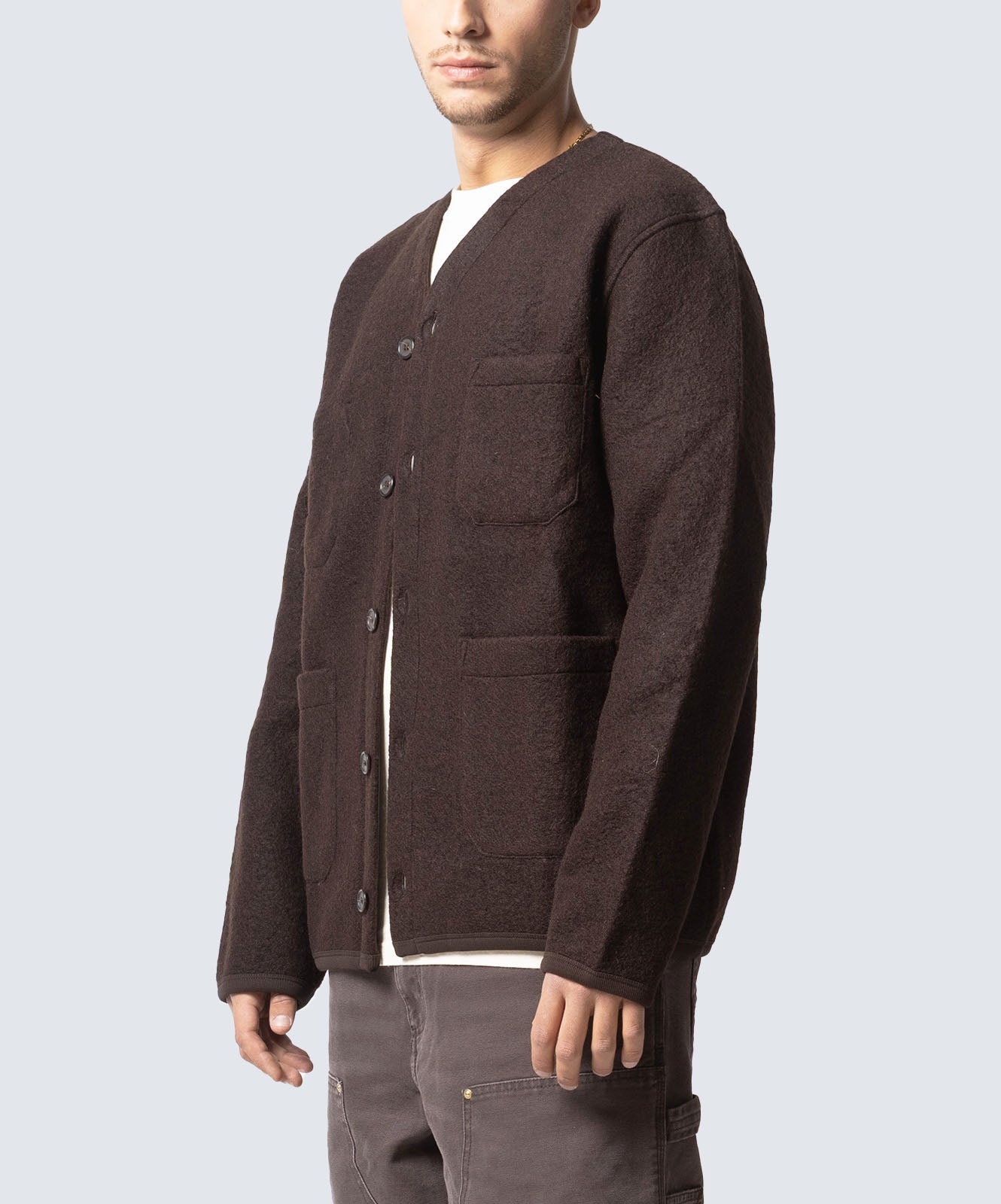 UNIVERSAL WORKS Cardigan WOOL FLEECE