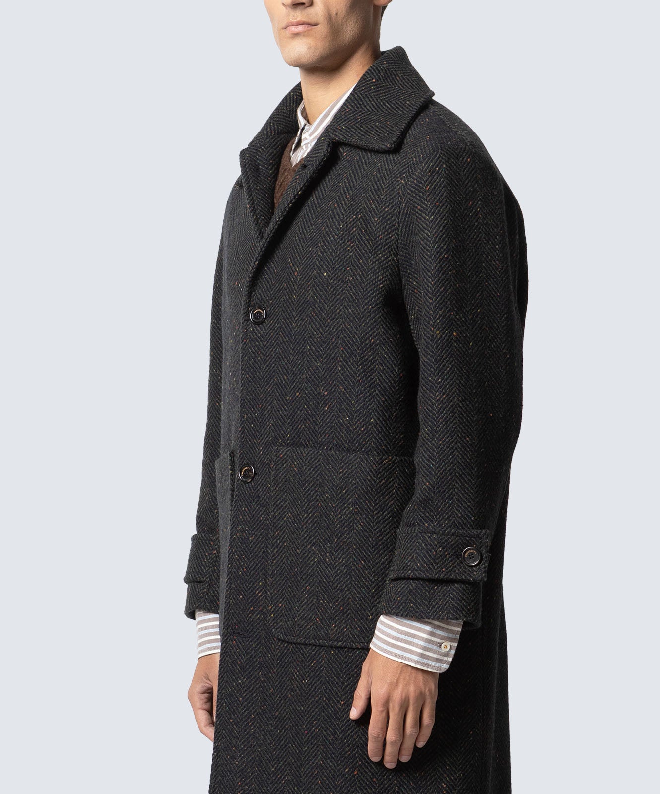 PRESIDENT'S Capispalla GARDEN COAT HARRINGBONE