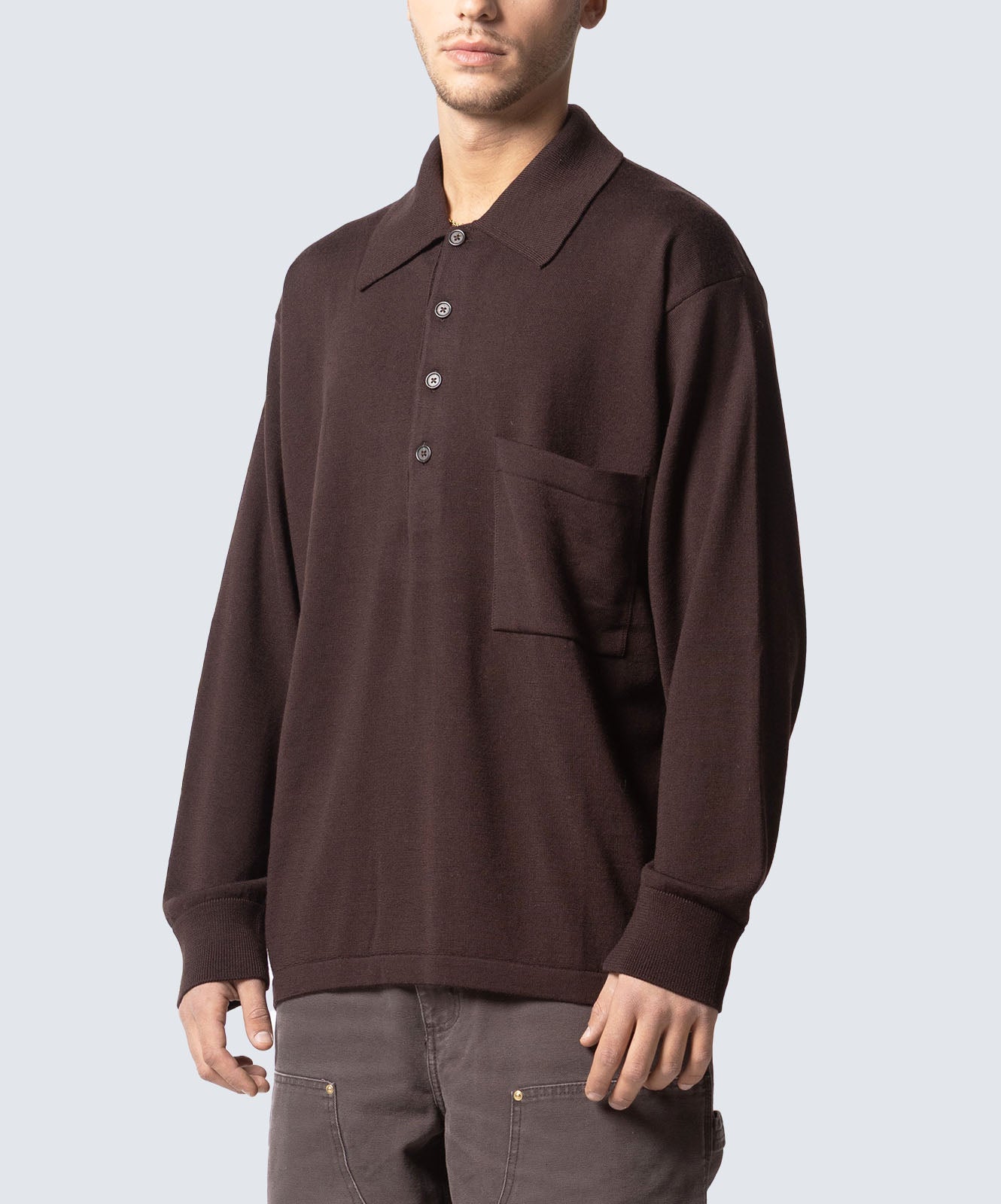 UNIVERSAL WORKS Polo PULLOVER KNIT