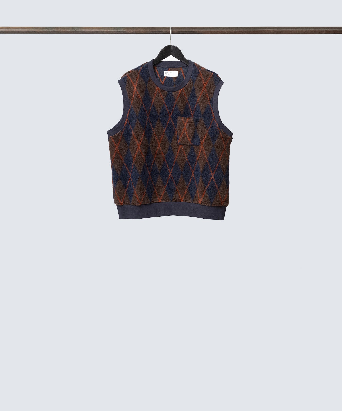 UNIVERSAL WORKS Gilet SLEEVELESS CREW ARGYLL