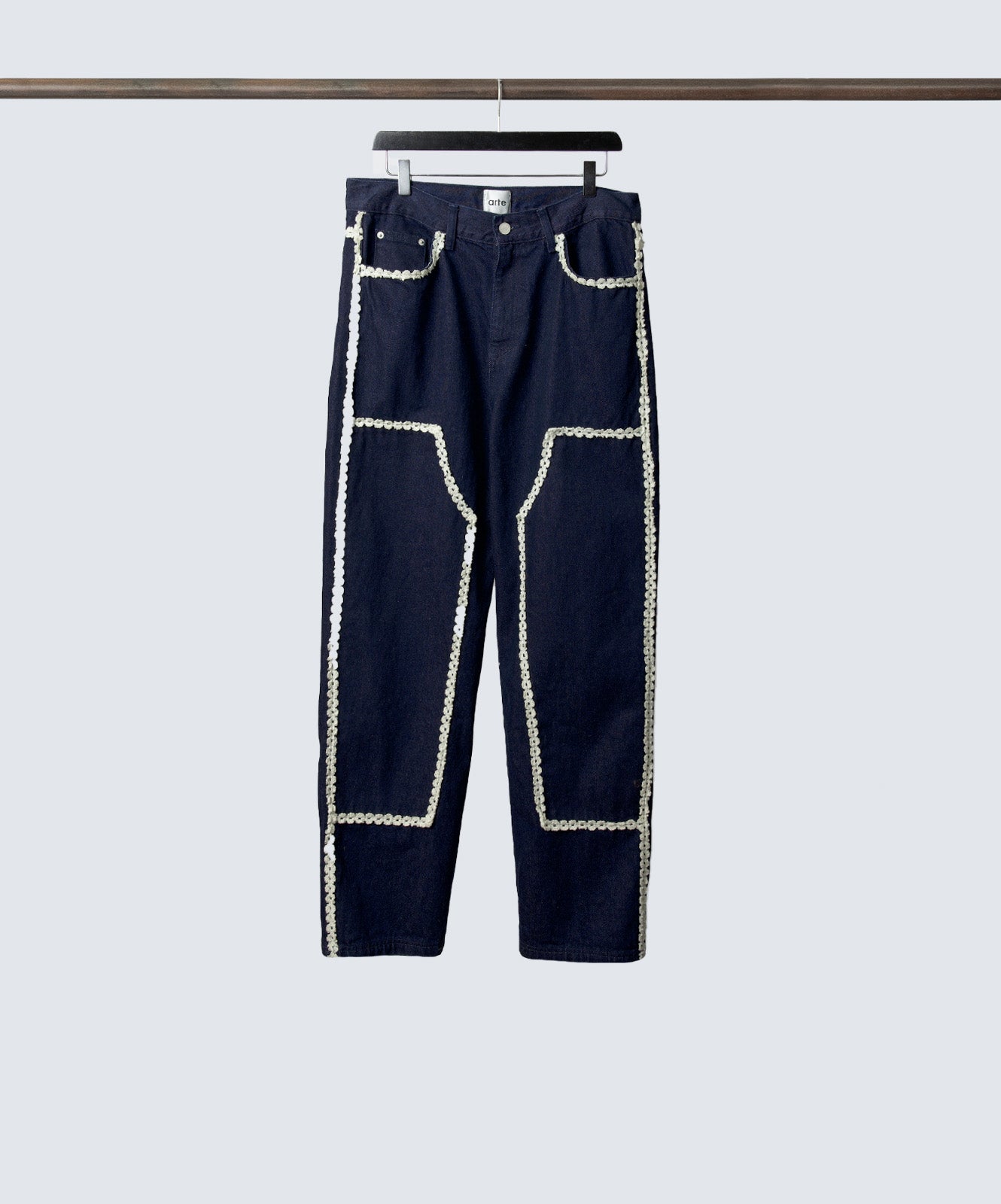 ARTE JEANS FLOWER TRIM PANT