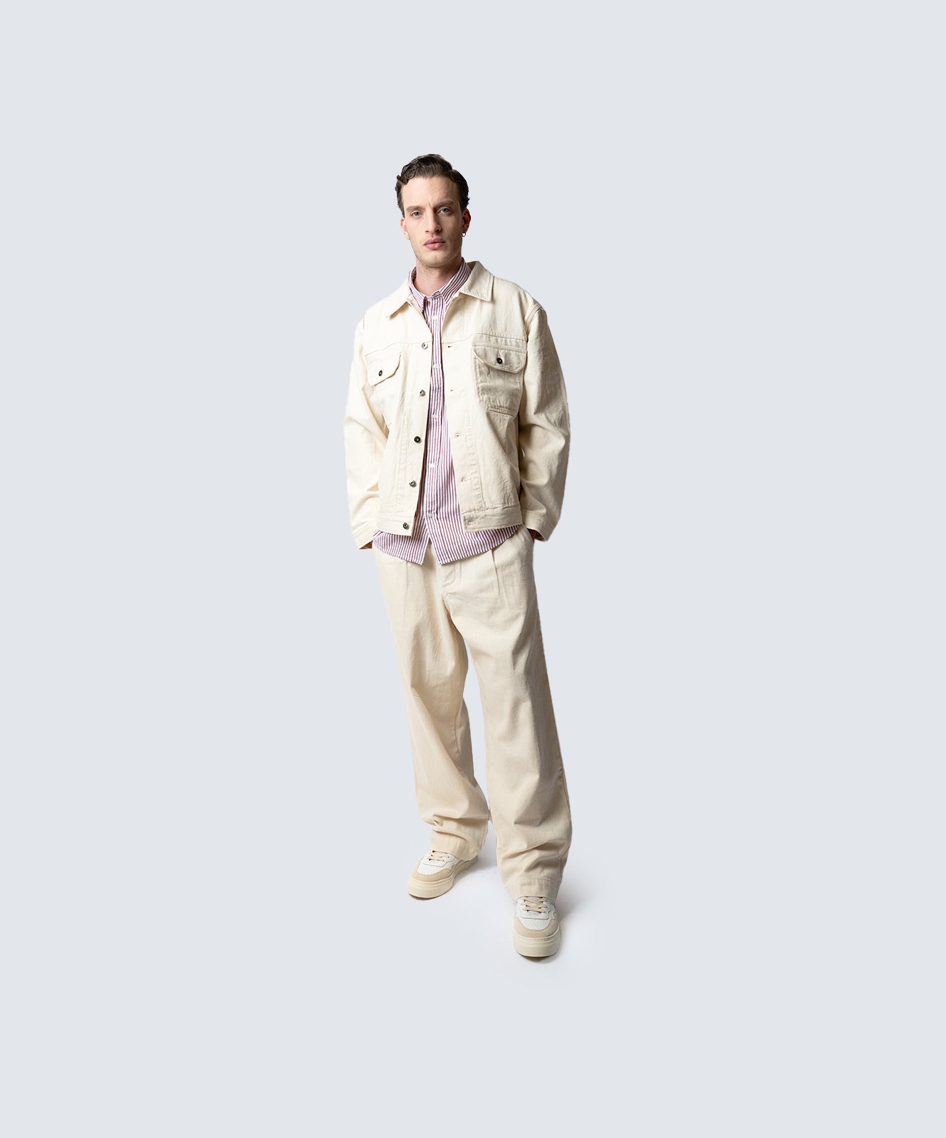 UNIVERSAL WORKS Pantaloni DUKE PANT RECYCLED COTTON