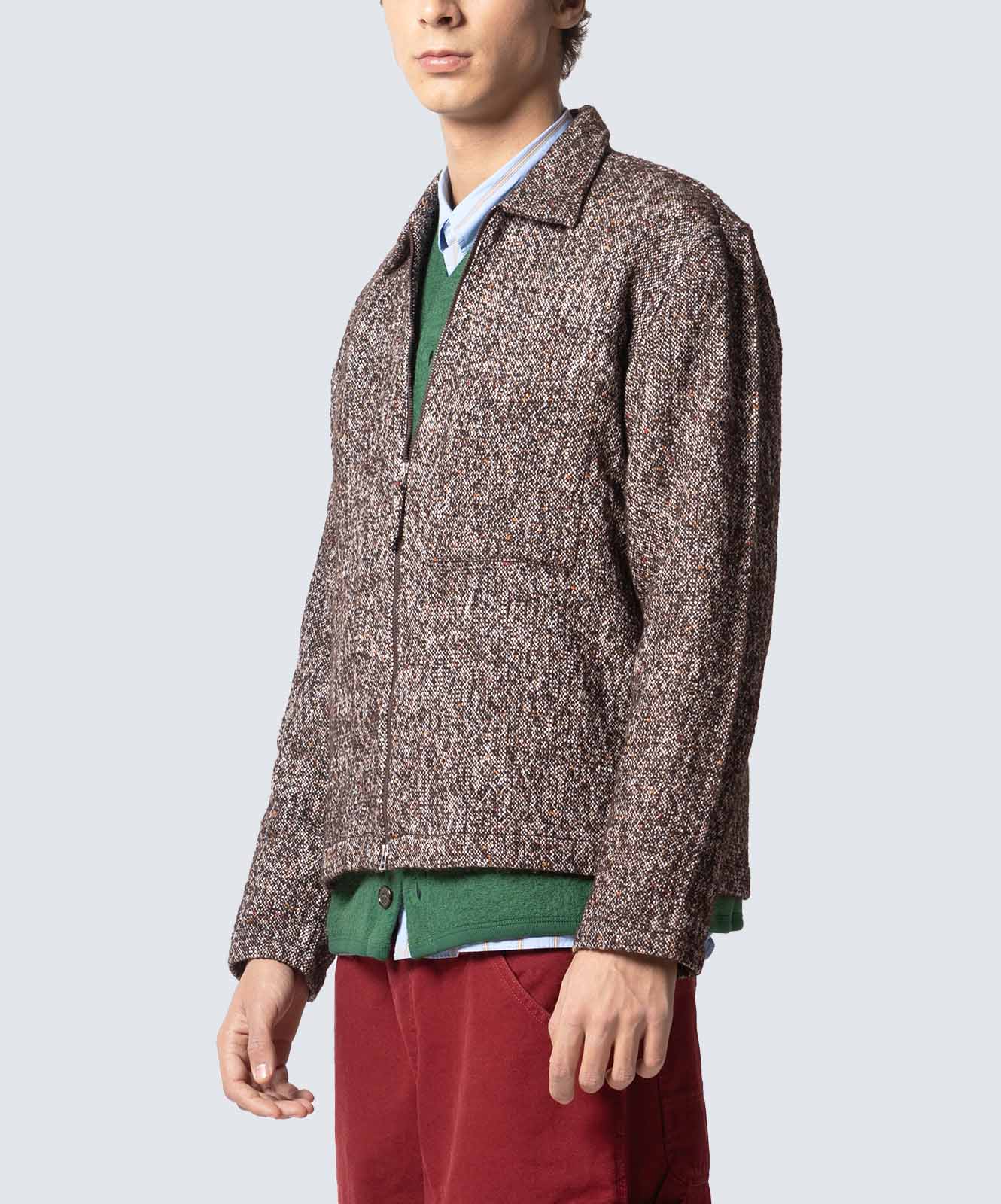 UNIVERSAL WORKS Capispalla ZIP SHIRT SEDONA