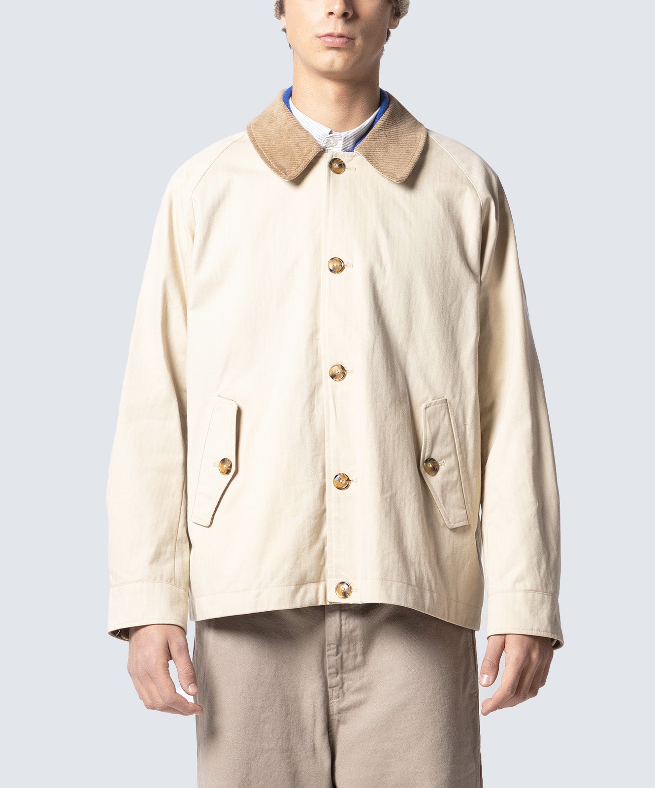 BARACUTA Capispalla DECK JACKET DRY WAX