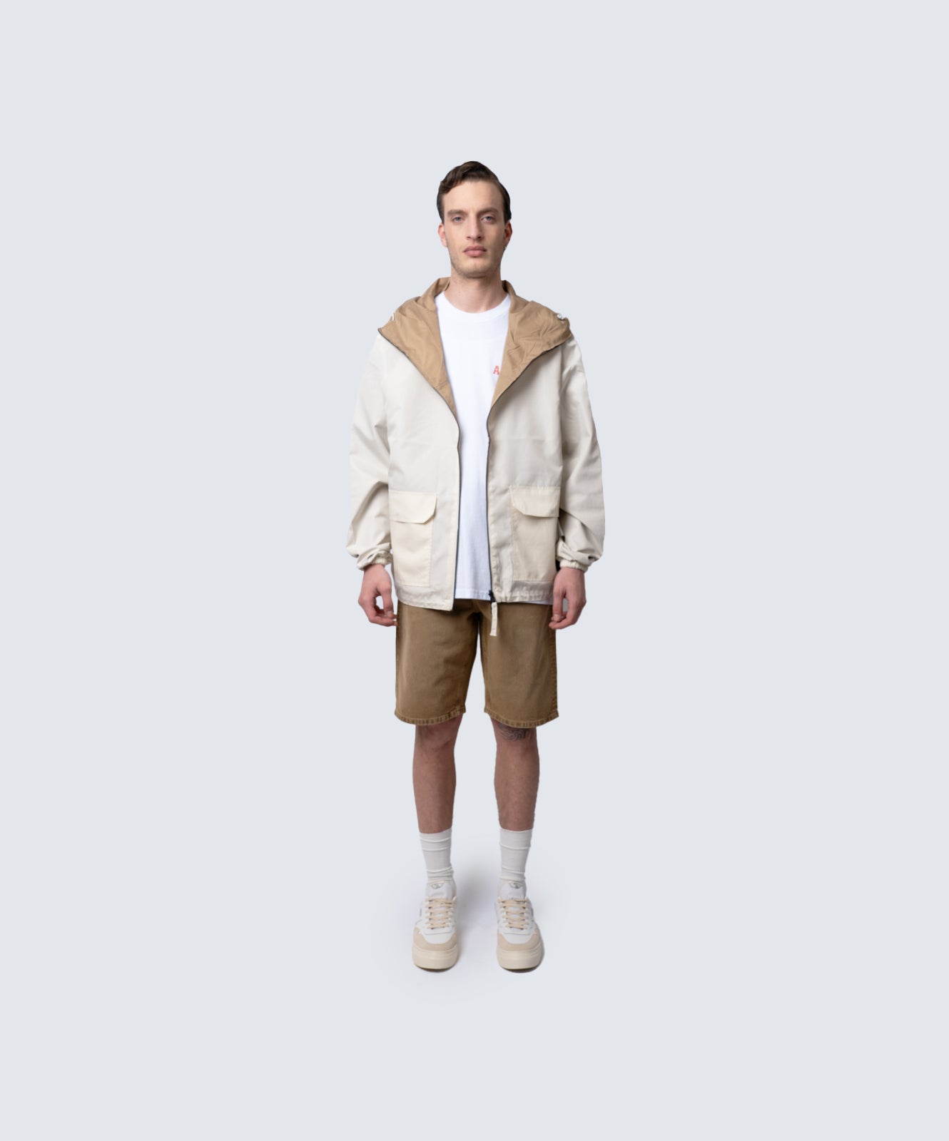 TAION Capispalla REVERSIBLE W-ZIP