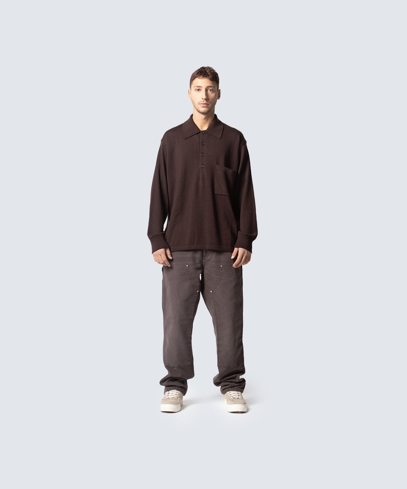 UNIVERSAL WORKS Polo PULLOVER KNIT