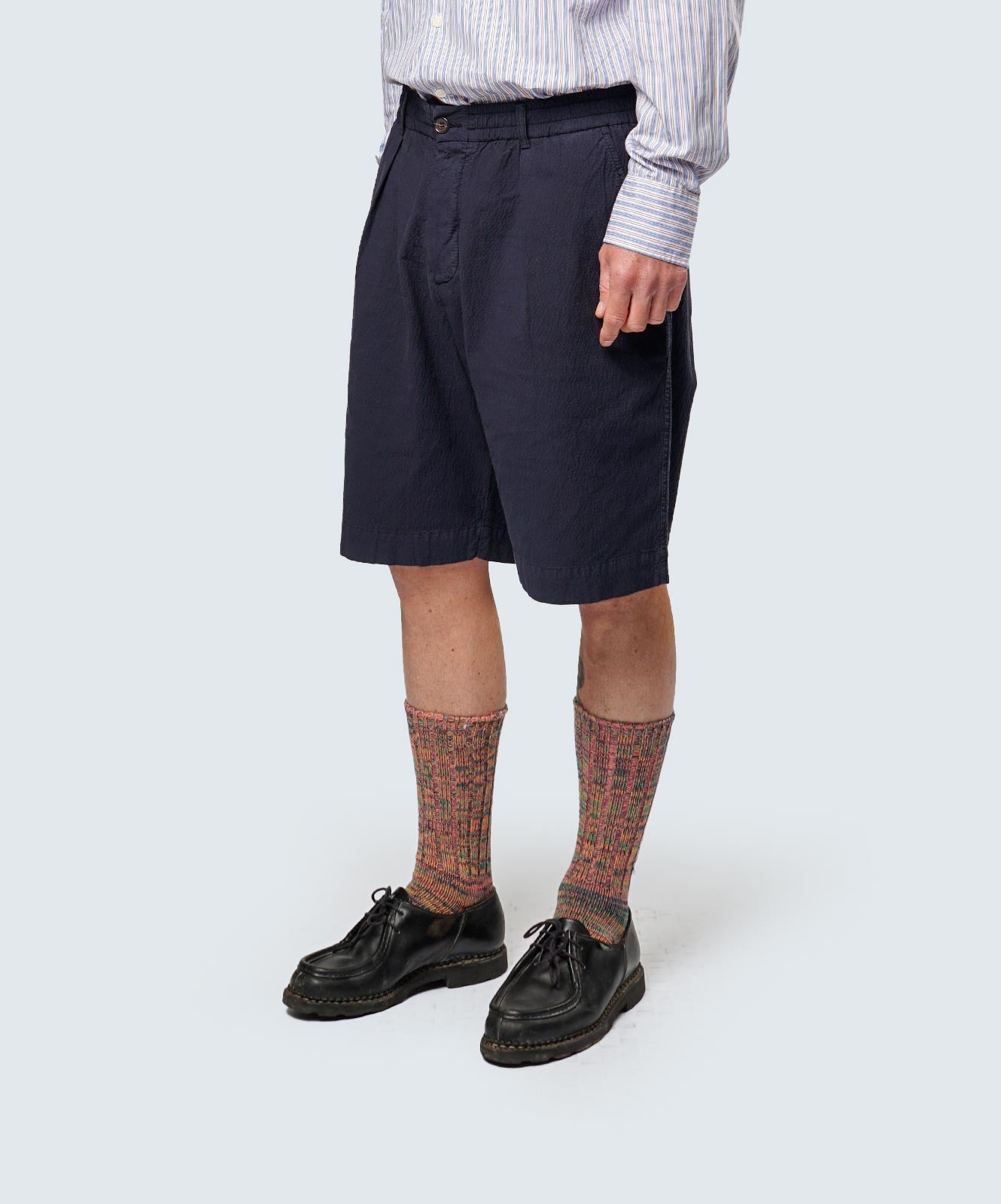 UNIVERSAL WORKS Shorts PLEATED TRACK SHORT