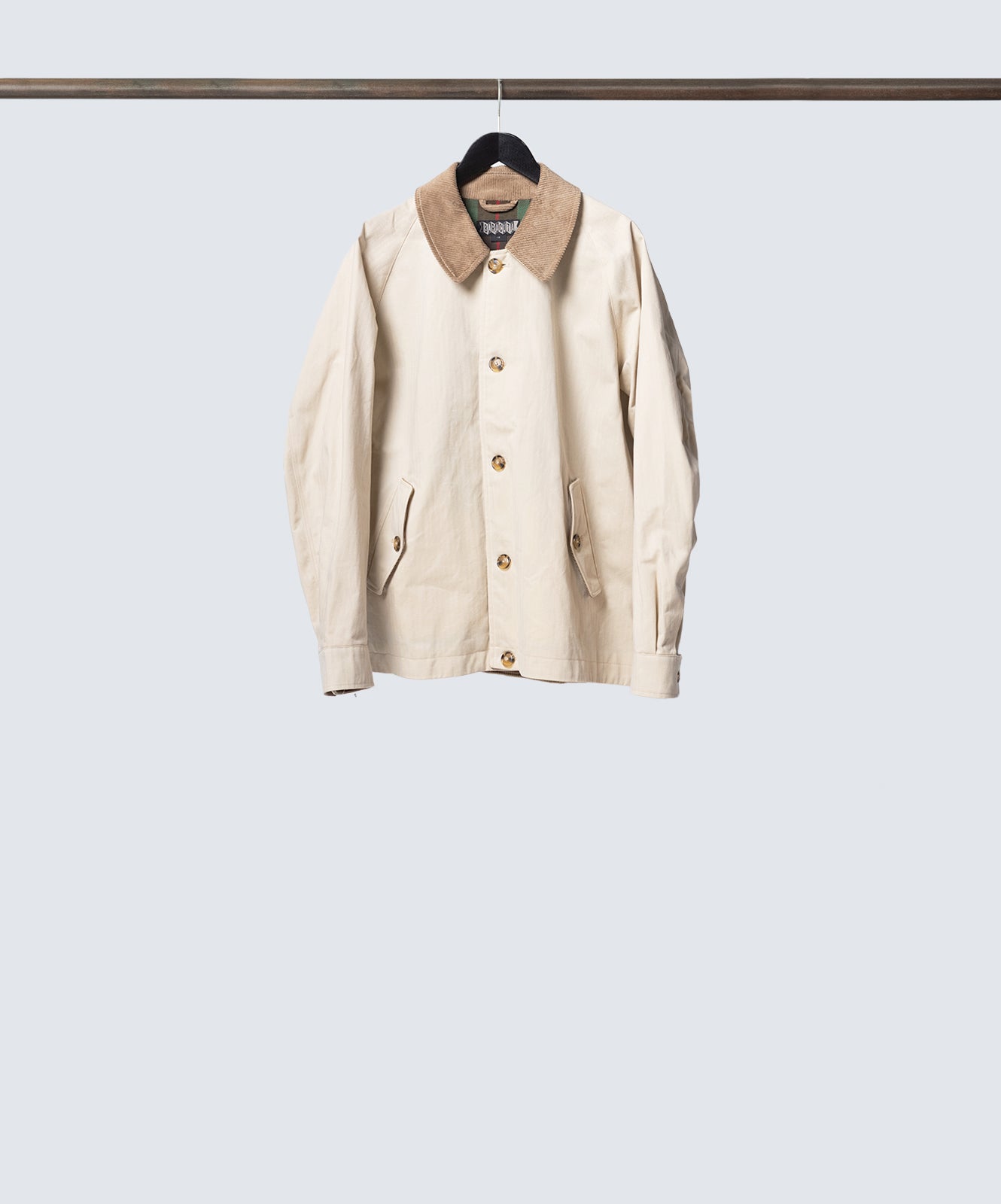 BARACUTA Capispalla DECK JACKET DRY WAX