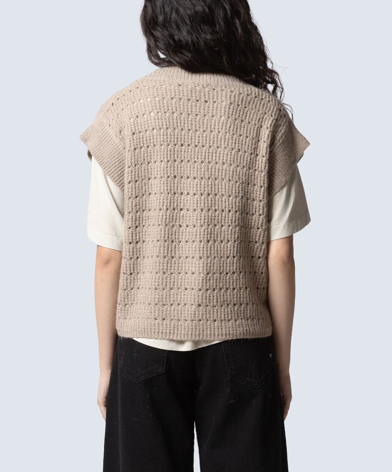 ARTLOVE Gilet PULL CERISE