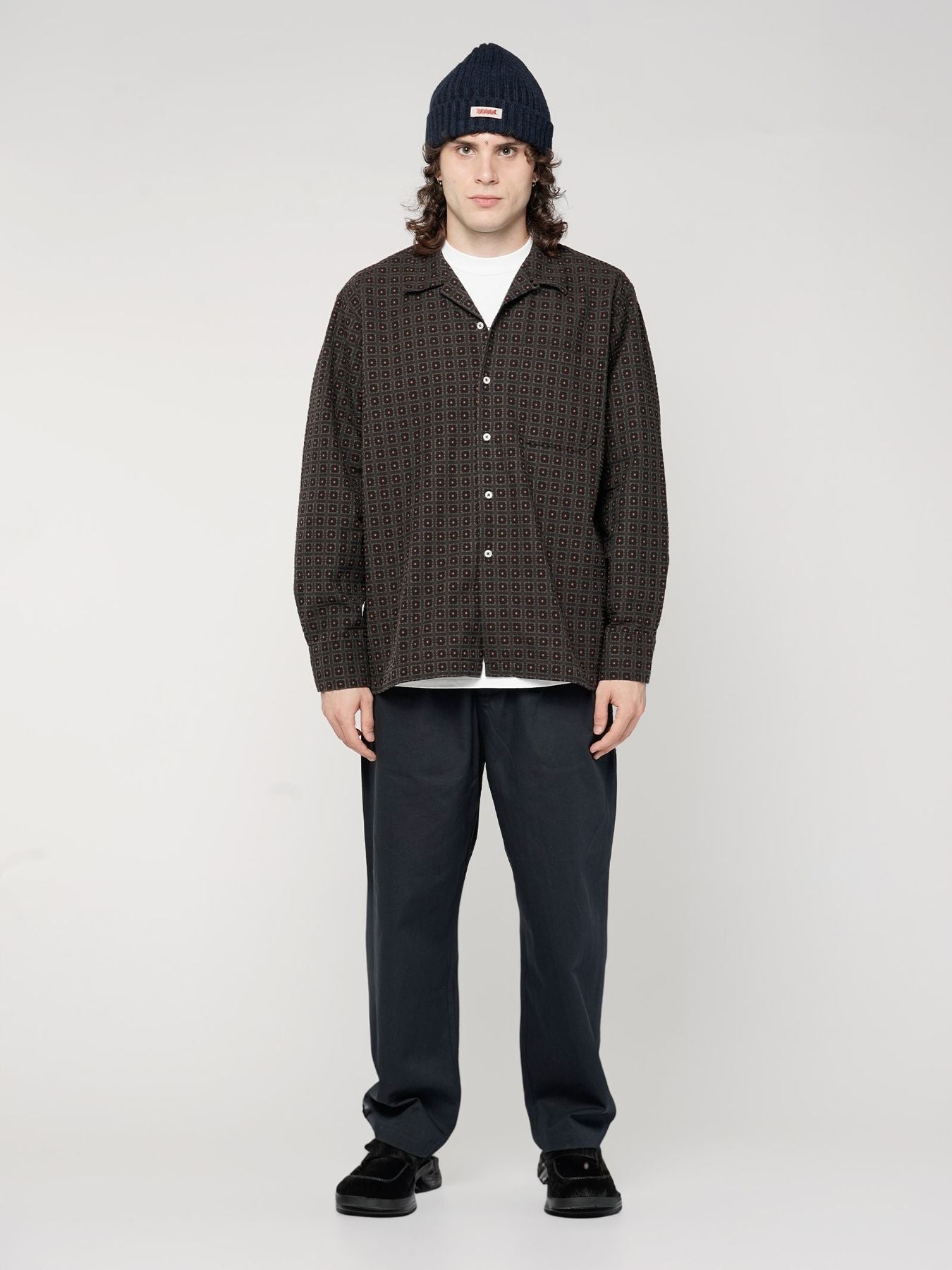 UNIVERSAL WORKS Camicie l/s camp shirt